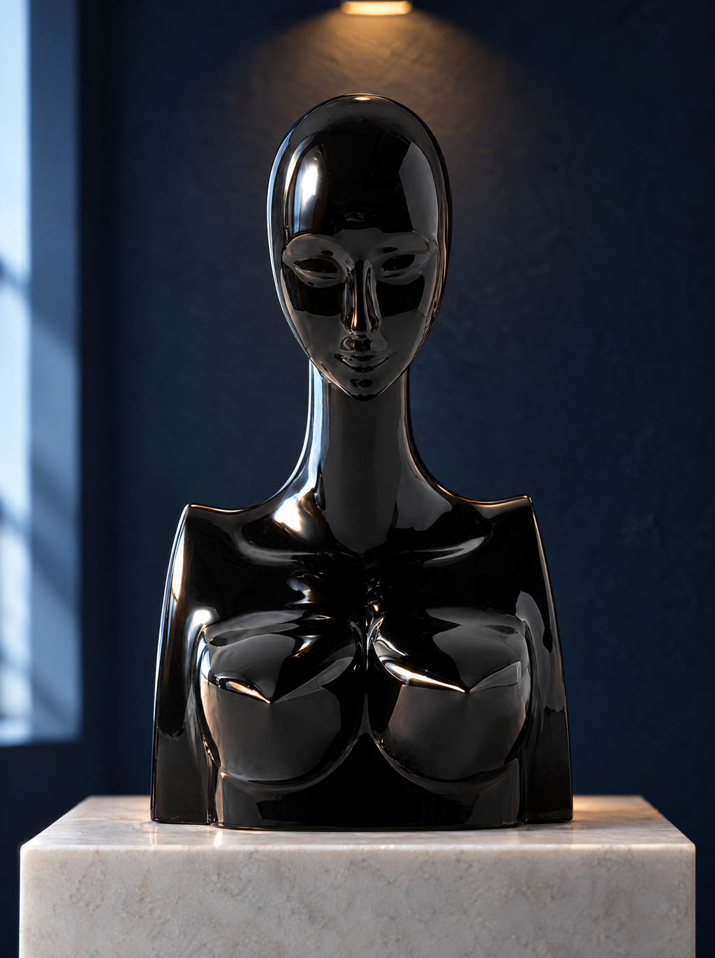 Abstract Glazed Porcelain Figure