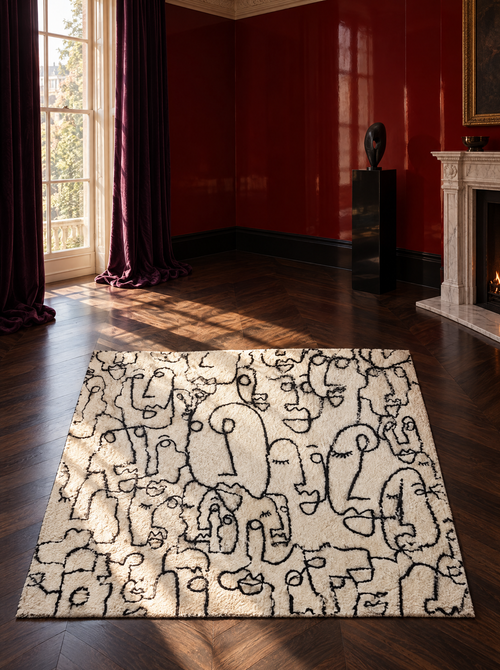 Cubist Woven Rug