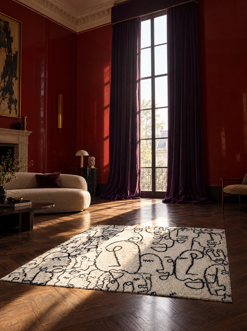 Cubist Woven Rug